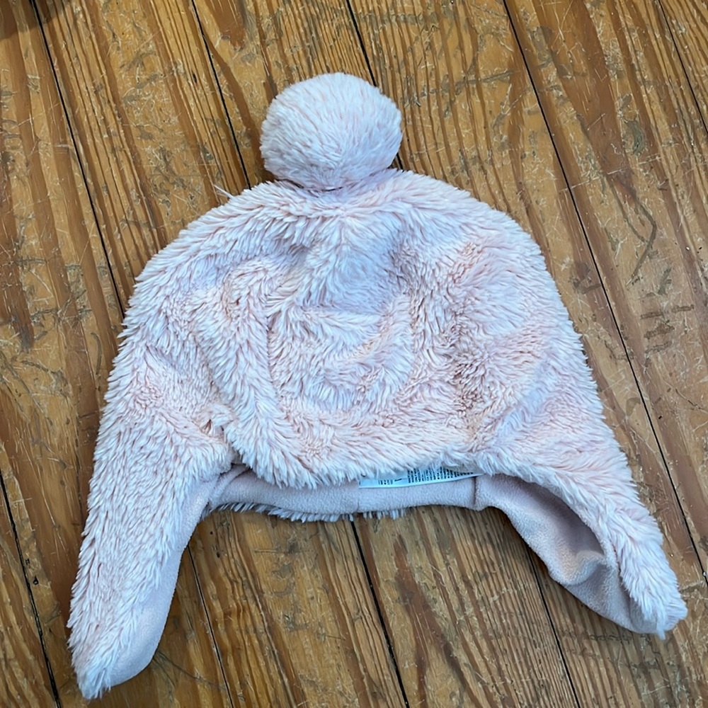 Baby pink infant toboggan. Old Navy infant size large.